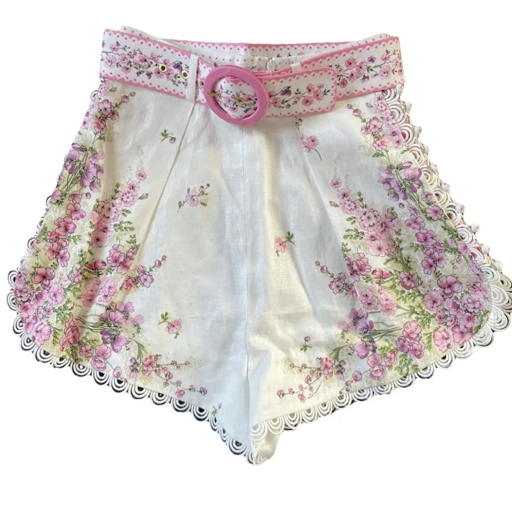 Zimmermann Linen Shorts Size 2